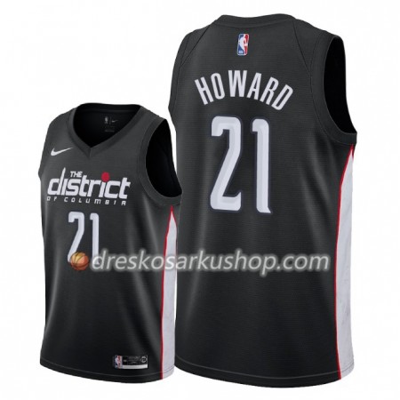 Muški NBA Dres Washington Wizards Dwight Howard 21 Nike 2018-19 City Edition Crna Swingman